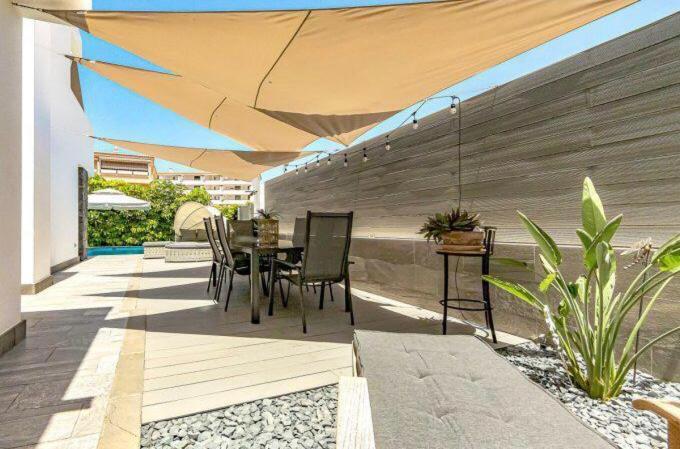 Luxury Villa Tropical Private Heated Pool Los Cristianos  Extérieur photo